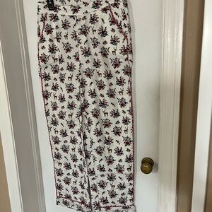 Sundance Floral Flannel PJ Pants XS new